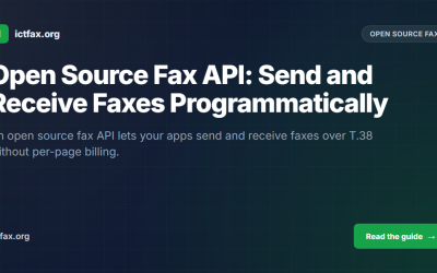 Open Source Fax API: Send and Receive Faxes Programmatically